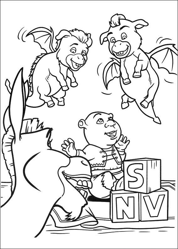 Kids-n-fun.com | Coloring page Shrek 4 Forever After Shrek 4 Forever After
